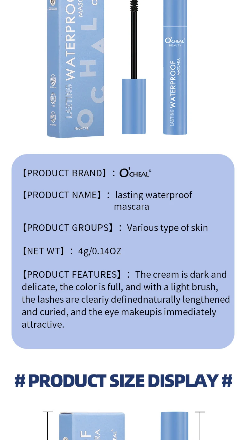 Waterproof Mascara for Length, Volume, and Curl - Smudge-Proof & Long-Lasting 17 waterproof mascara length volume curl smudge proof sit bv4b6u8w desc 17