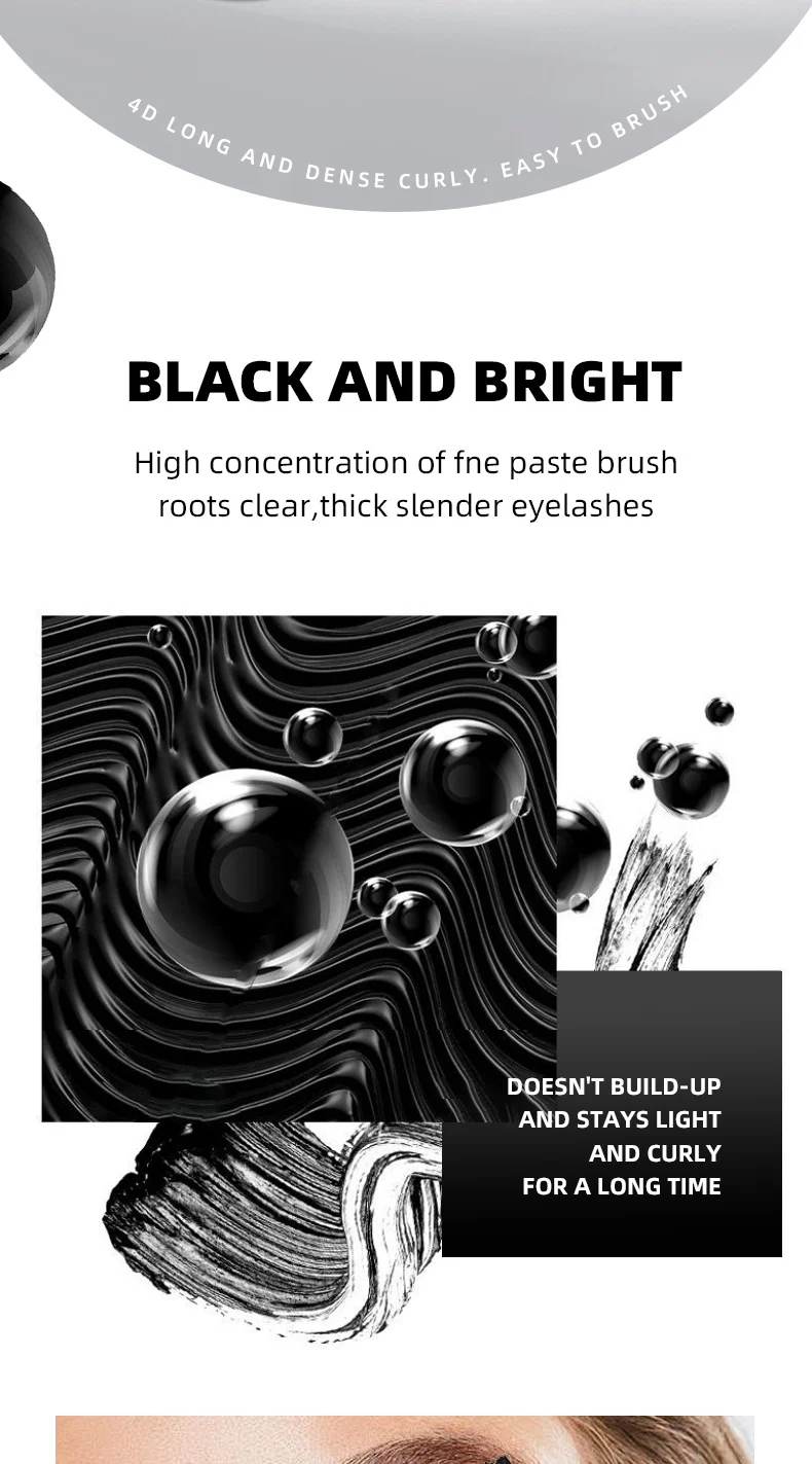 Waterproof Mascara Lengthening Curling Smudge-proof Fine Comb Lash Primer 2 waterproof mascara lengthening curling smudge proof fine comb lash primer sit q6y98qyd desc 2