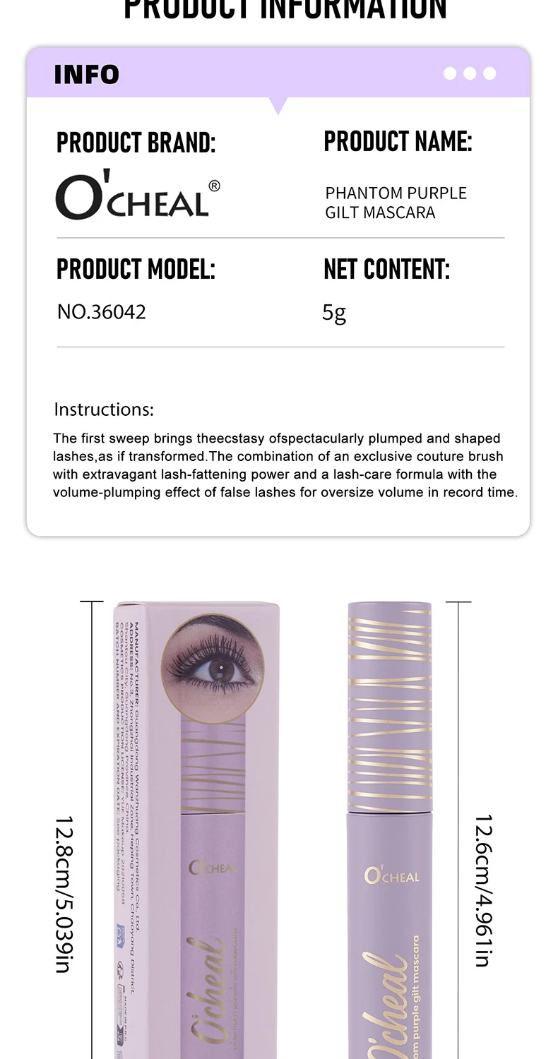 Waterproof Mascara Volumizing Lengthening Curling Long-Lasting Smudge-Proof 13 waterproof mascara volumizing lengthening curling sit 53sk68ra desc 13