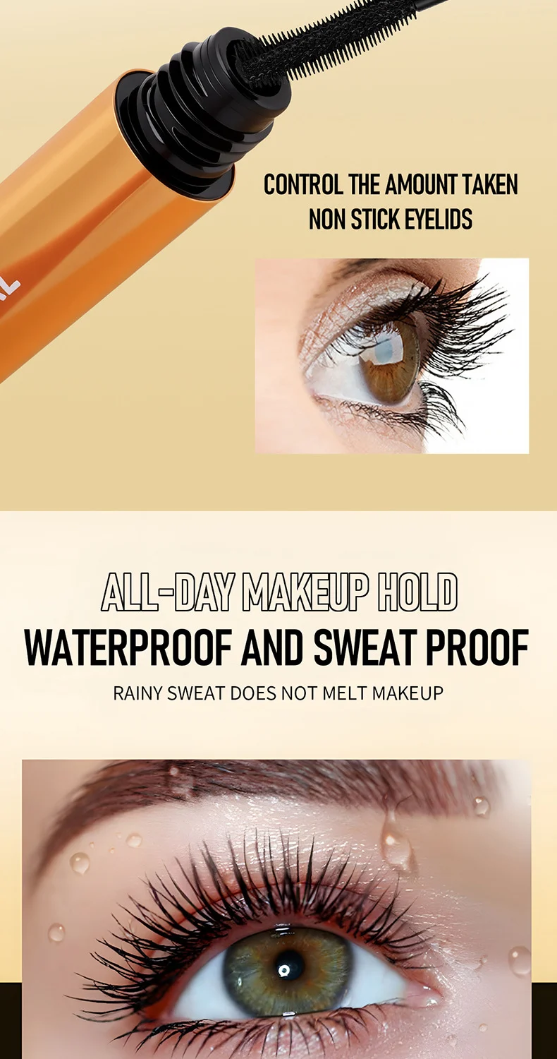 Waterproof Mascara Volumizing Lengthening Curling Smudge Proof Eyelash Makeup 7 waterproof mascara volumizing lengthening curling smudge proof sit j284sjc3 desc 7