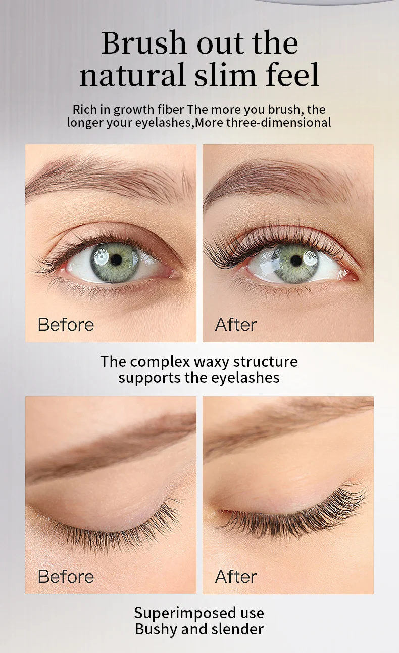 Waterproof Mascara Volumizing Lengthening Smudge-Proof Long-Lasting Curl Natural Look 8g 8 waterproof mascara volumizing lengthening smudge proof sit 46a8p2qh desc 8