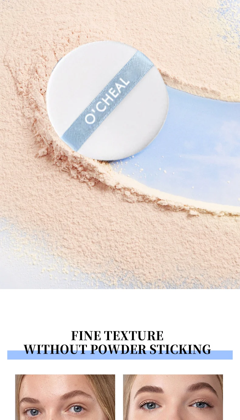 Waterproof Setting Powder Silky Matte Finishing Powder Oil Control Long-Lasting Pressed Powder 10g 14 waterproof setting powder silky matte finishing powder oil control pressed powder sit sud5tf75 desc 14