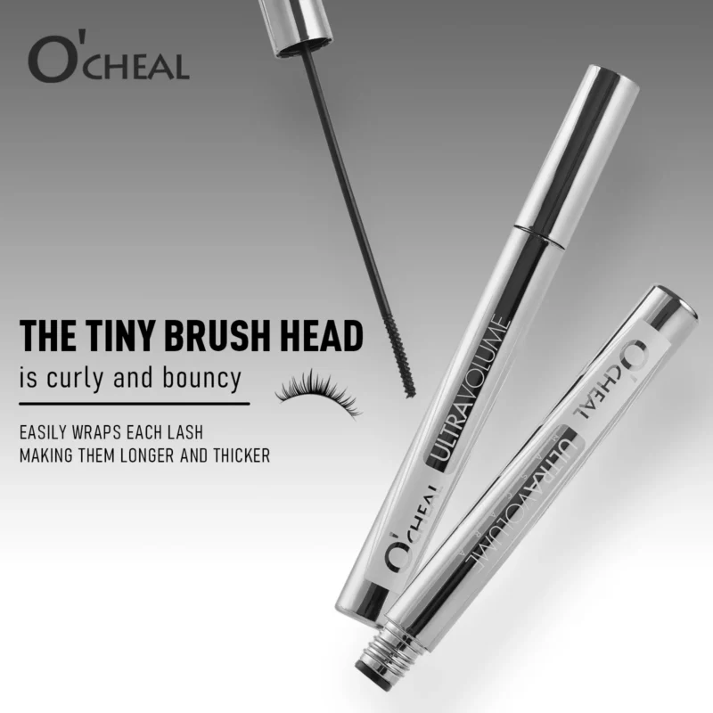 waterproof-volumizing-mascara-natural-lengthening-curling-sit-by9bhusp-1 O'CHEAL Ultra Volume Waterproof Mascara in Black for Long, Curled, and Clump-Free Lashes