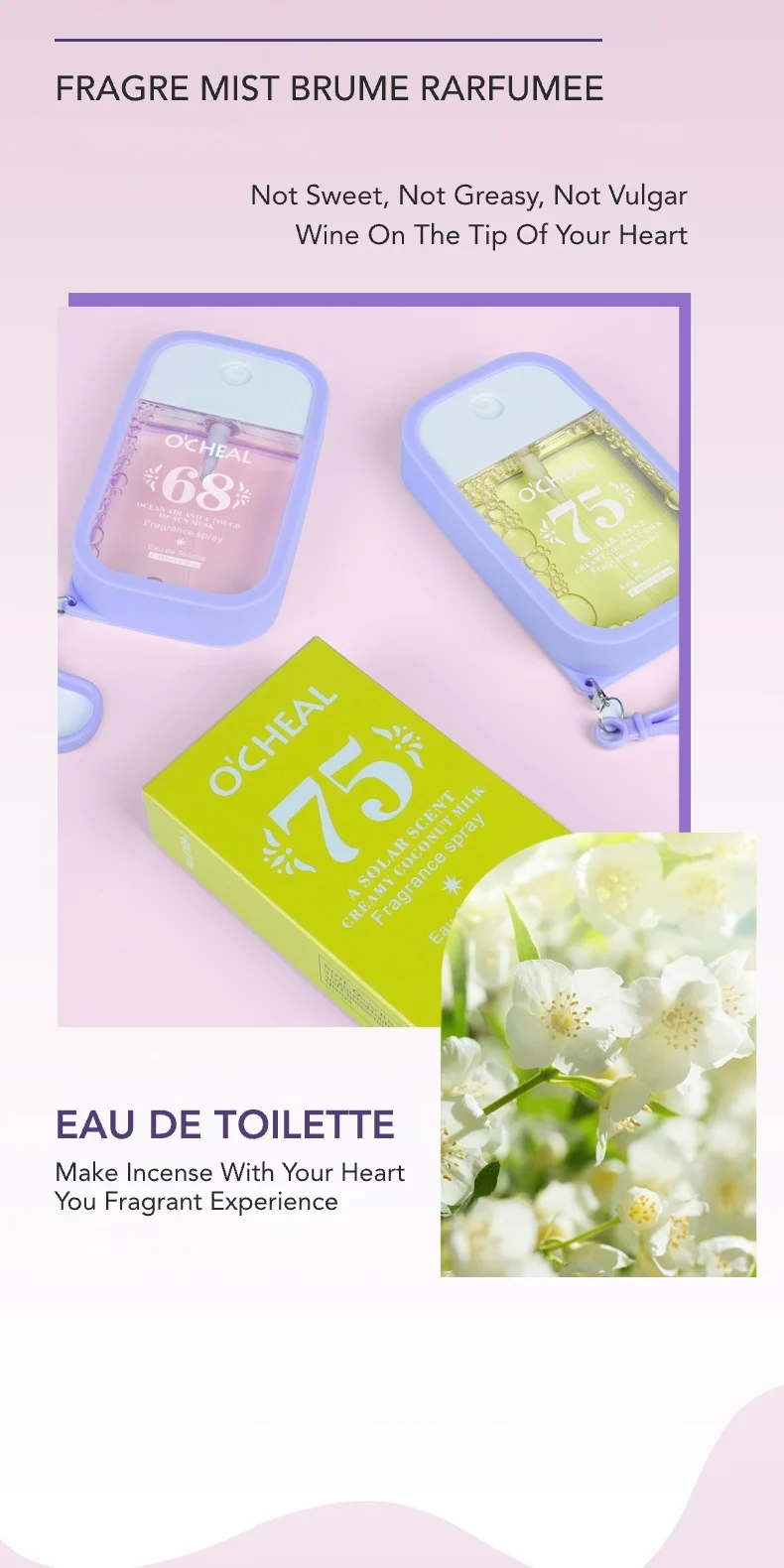 Women's Perfume Spray Long Lasting Fragrance 48ml Fresh Floral Scent 6 womens perfume spray long lasting fragrance 48ml sit yr4v78yt desc 6